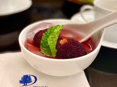 杨梅冰粉-杭州和达希尔顿逸林酒店·和园中餐厅-杭帮菜名店