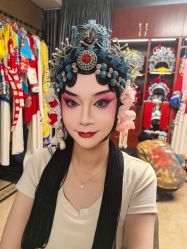 -胭脂猫京剧摄影