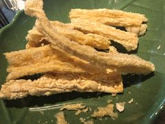 炸腐竹-润园四季椰子鸡火锅(海上世界店)