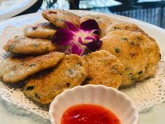 莲藕酿煎虾饼-聚缘堂·海鲜私房菜(松岭路店)