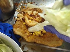 -小红车炸蛋葱油饼