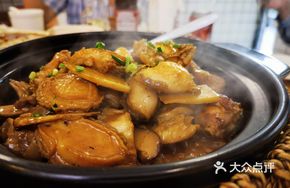 Five-Head Abalone Stewed Qingyuan Chicken