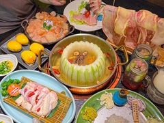 -得意咚瓜·顺德鱼生·冬瓜盅火锅