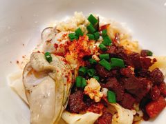 海蛎子油泼面-新连采·海鲜·大连菜(大连恒隆广场店)
