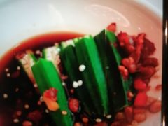 炝拌秋葵-宏宴·新京菜(望京店)
