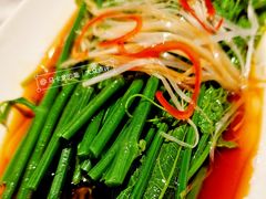 白灼丝瓜尖-懒人盐府人家(航天桥店)
