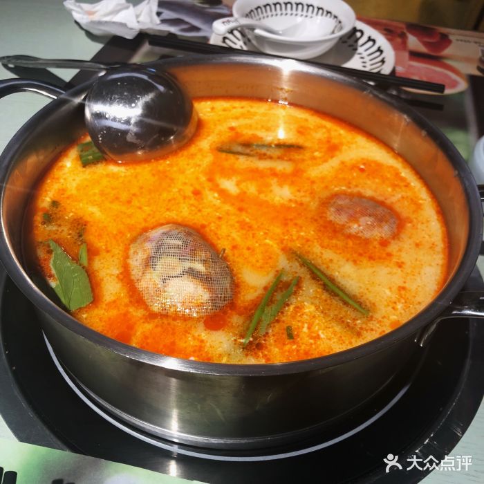 集渔泰式海鲜火锅(双流店)冬阴功汤锅底图片 - 第4张