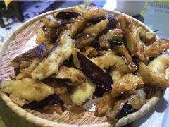 焦烧紫茄-松针蔡记蒸饺(花园路店)