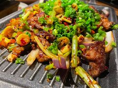 葱爆牛肉-绿茶餐厅(成都大悦城店)