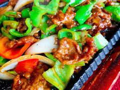 顶级铁板黑椒牛柳-桃子餐厅·天津菜(红星路直营店)