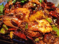 干锅排骨虾-老灶房-四川土菜(开元店)