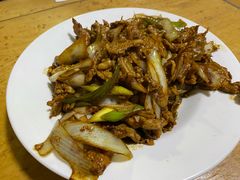 葱爆羊肉-新月斋(豆瓣胡同店)