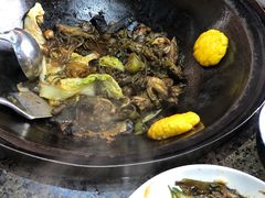 贴饼子-缘福乡村铁锅炖民宿(八达岭店)