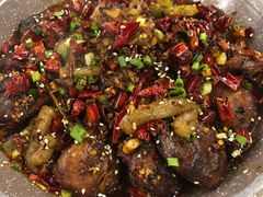 干锅鸭头-冠州宴·海鲜烤鸭民间菜(冠县店)