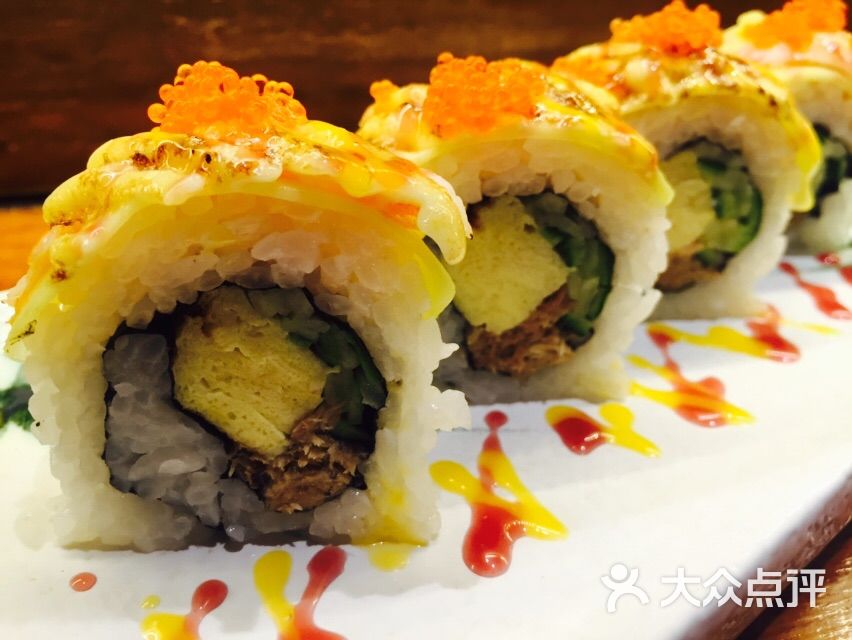 法式香芒焗虾卷