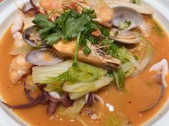 虾汁白菜-小船渔村•大连菜•大连焖鱼(黄河路店)