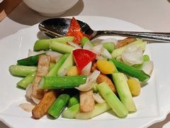淮山银杏炒幼芦笋-利苑酒家(华熙国际店)
