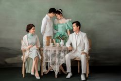 -时光纪亲子全家福照相馆(静安店母女写真父母纪念照)
