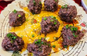Steamed Deer Meat Balls