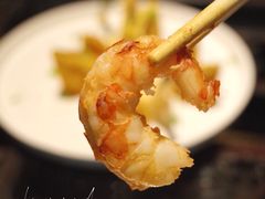 蟹籽灯烤阿根廷大红虾-箱美术馆私房菜(水晶郦城店)