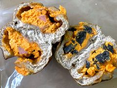 墨鱼肠芝士碱水-谷艺烘焙