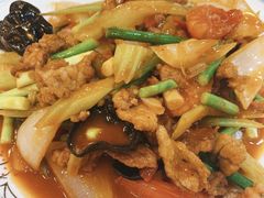 菜心炒牛肉-伊隆斋(什刹海店)