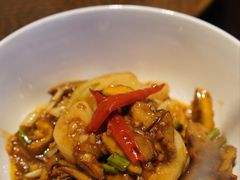 香茅牛肝菌炒鲜贝-杭州西子湖四季酒店·金沙厅