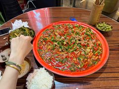 大红盘仔姜兔-丁叮小排档·八道江湖菜·团建聚餐(车公庙店)