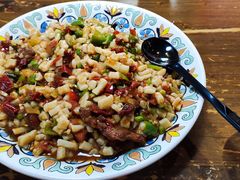 -歹歹的加个面过油肉拌面