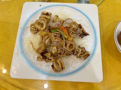 酱爆鲜鱿-台山美食一绝阿四台山黄鳝饭(阿四创作店)