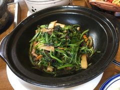 太行山砂煲养生野菜-小放牛炒菜馆(军校店)
