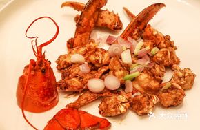 Three-Cucumber Stir-Fry with Australian Lobster