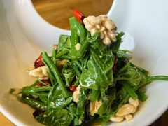 龙须菜拌桃仁-東舍食唐精品陕菜馆