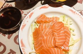 Lucky Salmon Noodle Dish