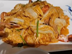 明虾烧菜芯-东莱馋房(陆家嘴店)