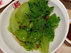 鸡汤灼生菜-泰煌鸡·上海白斩鸡·鸡汤面(万航店)