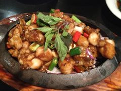铁板豆豉牛蛙-鹿港小镇(霄云店)