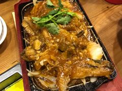 铁板鳕鱼-喇喇排骨火锅·传统韩式脊骨汤(望京西园总店)