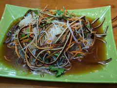 凉拌三丝-三煮纸包鱼(青岛总店)
