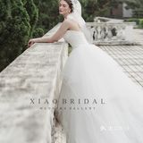 #潇婚纱艺术｜天津婚纱礼服  层叠的轻质白纱