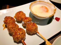 鸡软骨丸子配温泉蛋-山葵家·创意料理(临平银泰城店)