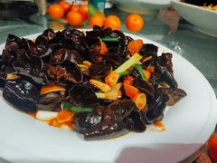 葱蒜烧木耳-良师门滨海人家·海鲜·家常菜(滨海城店)
