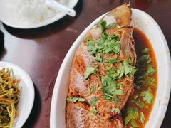 -北京龙庆四季香农家饭庄·灶台鱼·碳烤虹鳟鱼(龙庆峡店)