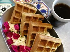 抹茶華夫餅-拾壹cafe·工作室