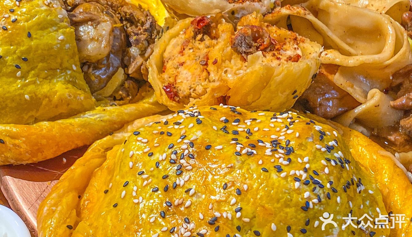 不多❗手工酥皮烤包子我也就点了十几个而已……