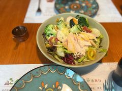 烟熏鸡胸肉蔬菜沙拉-Pizzeria da Nicola·火炉披萨(中大国际店)