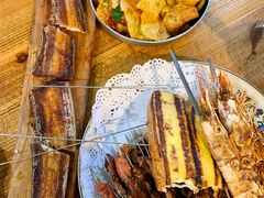 铁板实蛋土豆片-东北小板凳地摊烧烤(泰来街店)