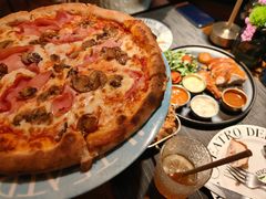 意大利熏火腿和蘑菇披萨-IL TEATRO 精品意大利餐厅