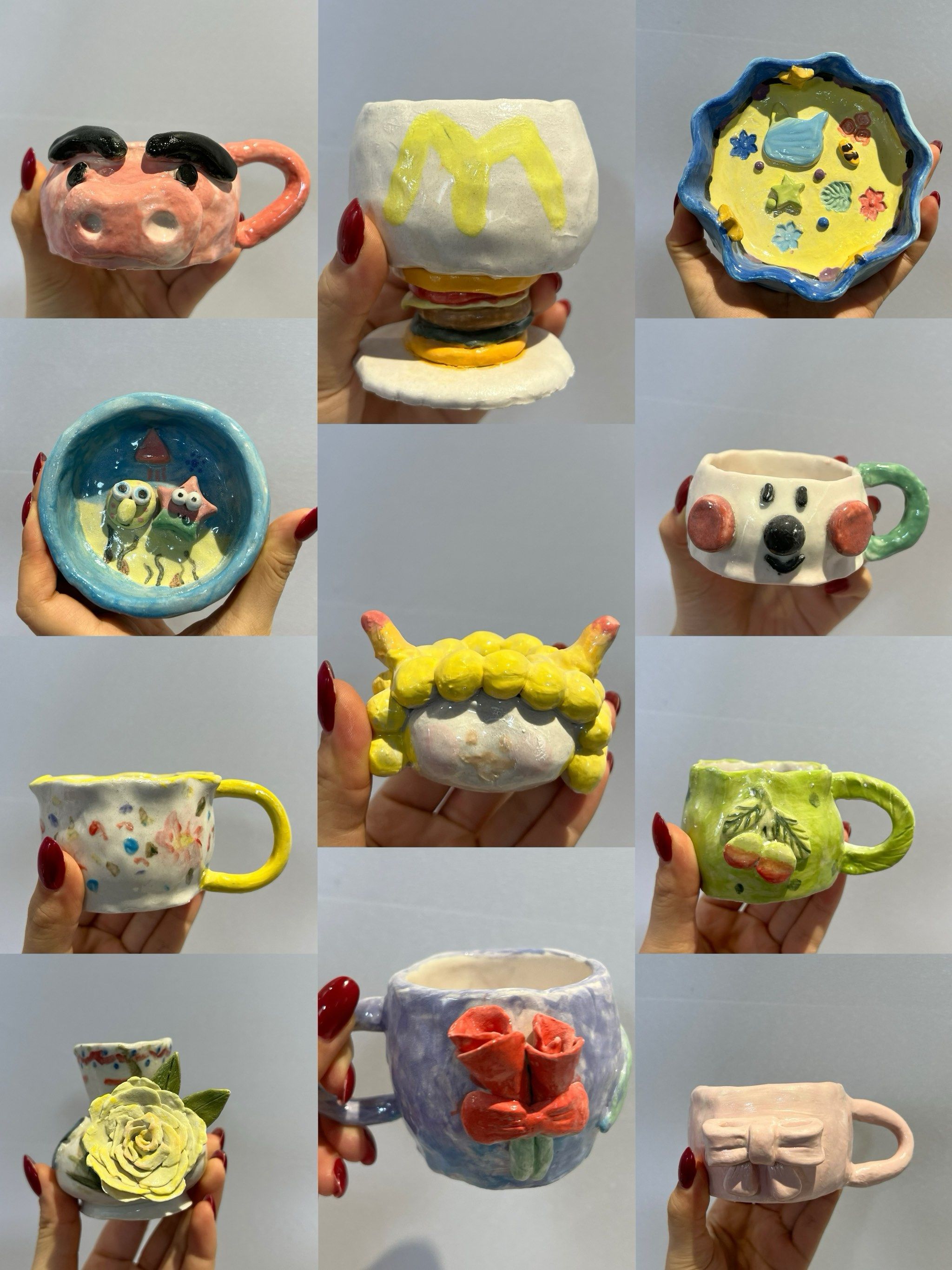 创意手画陶瓷杯