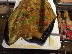 烤茄子-三个蒙古大叔羊肉串(大宁店)